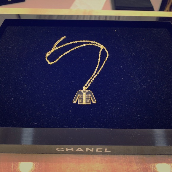 Jewelry - GOLD NECKLACE WITH CHANEL CHARM NEW - SO CUTE!
